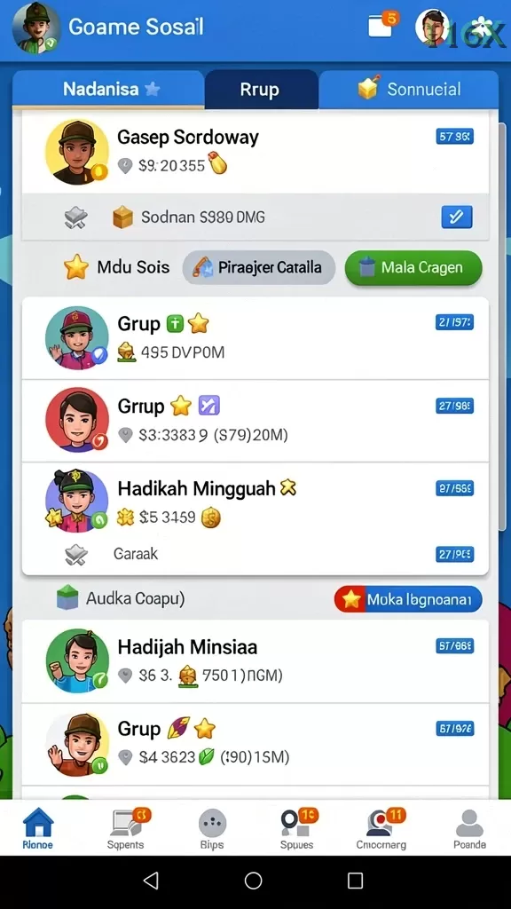 Cuplikan layar 333666 — pengaturan akun