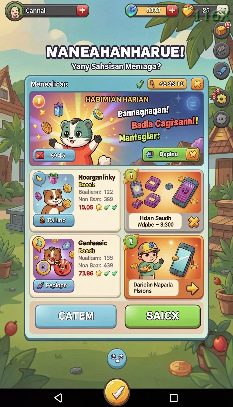 Cuplikan layar AJOTOTO — aktivitas
