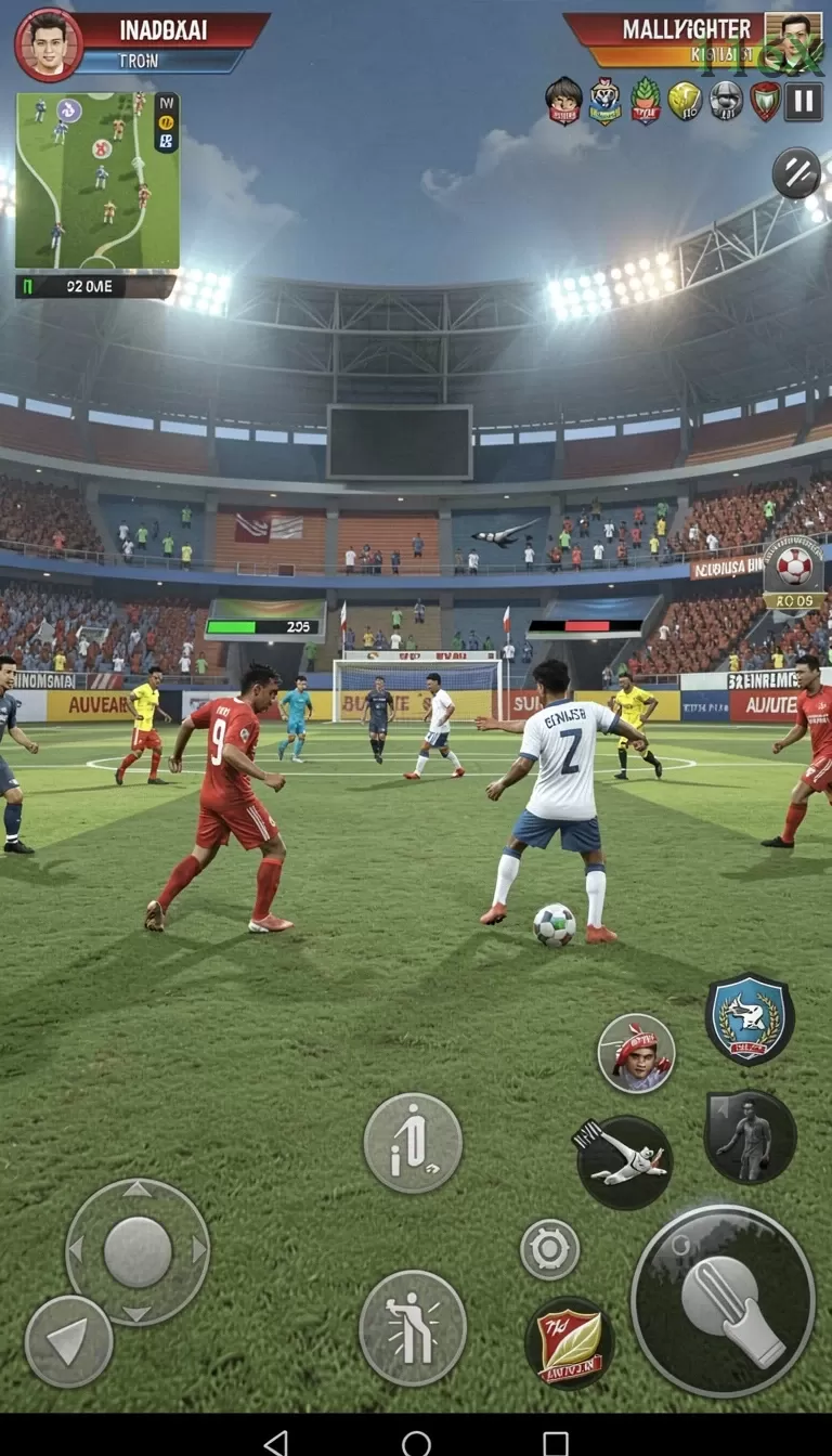 Cuplikan layar FW66 — menu navigasi